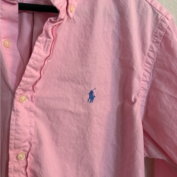 Polo Ralph Lauren Men's Light Pink Long Sleeve Button Down Shirt - Picture 3 of 7
